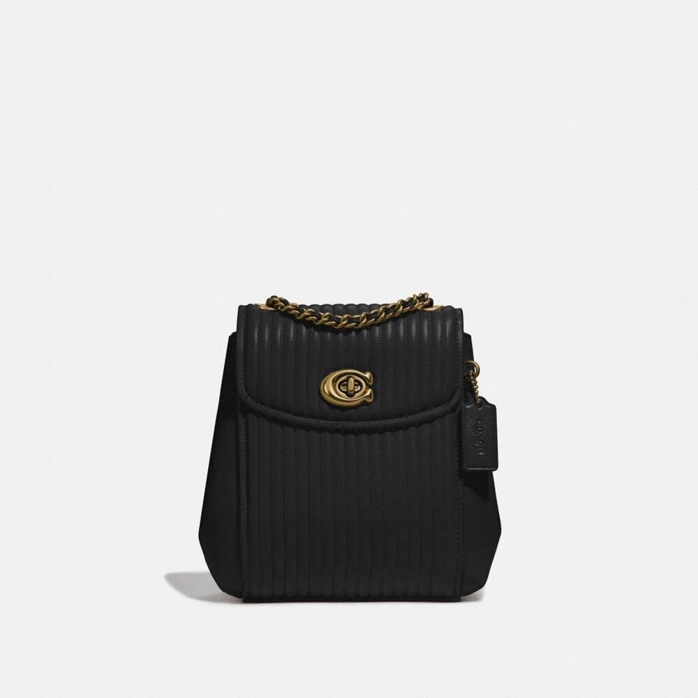 Coach 52996 Parker Convertible Quilted Black Backpack - Pre-Owned